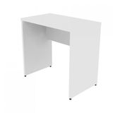 Mesa De Escritório Corp 25mm  80 Cm 47 Cm Bramov Móveis Branco