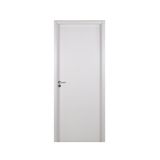Kit Porta de Madeira Lisa 215x74cm com Batente de MDF Ultra 16cm Melamínico MGM Branco