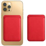 Carteira Magnética Para Cartões iPhone 12, Mini e Pro Max - Vermelho