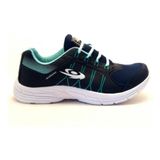 Tenis Feminino Caminhada Academia Original Azul  Verde Agua