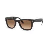 Óculos Sol Havana Folding Wayfarer Ray Ban 0rb4105 710/5154