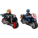 Lego Lego Marvel - Motocicletas Da Viúva Negra E Do Capitão América