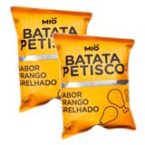 Kit 2 Batata Petisco Mió Sabor Frango Grelhado 45g