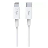 Cabo Usb Tipo-c Elg Para Lightning Carga Rapida 1 Metro Branco L810pd