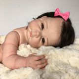 Bebê Reborn Realista, Princesa, Pode tomar Banho