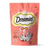 Petiscos Para Gatos Dreamies Adultos Sabor Salmão Irresistível 80g