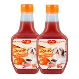 Kit 2 Molho Especial Para Ração De Cachorro Colosso Sabor Frango 250g