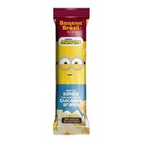 Barra De Fruta Banana Brasil Kids Minions Sabor Banana E Chocolate Branco Zero 22g