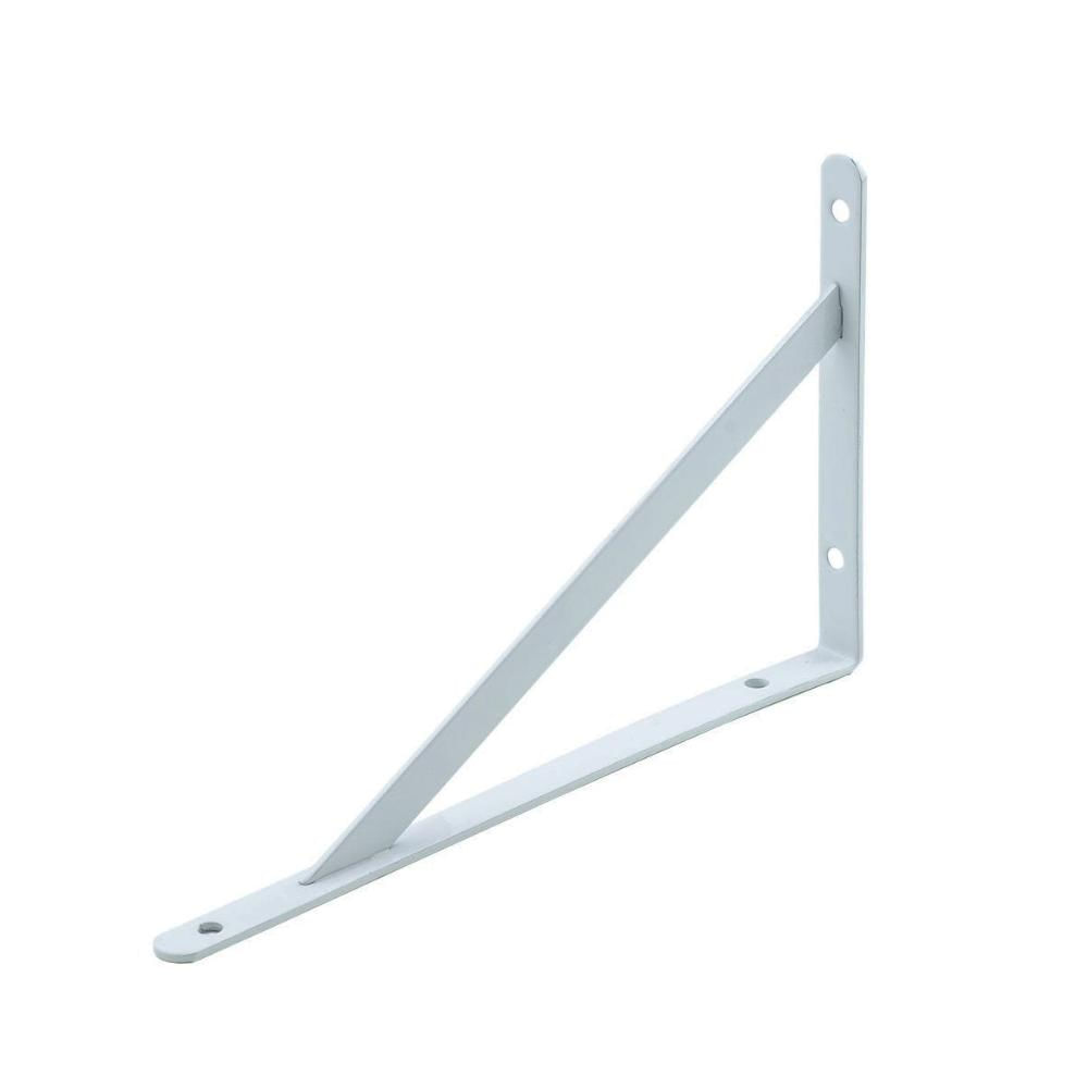 Suporte Prateleira Mão Francesa Forte Metálico Branco 40cm - Thompson, Tamanho: 40cm