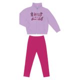 Conjunto Infantil Jaqueta E Legging Girls Select Roxo 2