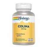 Colina 250mg Solaray Vegano Com 100 Comprimidos