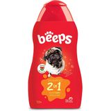 Shampoo 2 Em 1 Pets De Pelos Curtos Beeps 500ml Melância