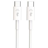 Cabo 20w Power Delivery Usb Tipo-c 1 Metro Branco