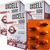 3 Suplemento Alimentar Oxcell 1000 Mg 90 Capsulas Epa Dha Omega 3 Caes Gatos Avert