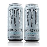 Kit 2 Energético Monster Energy Ultra Com 473ml