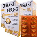 Suplemento Alimentar Ograx-3 500 Mg 90 Capsulas Omega 3 Epa Dha Caes Gatos Avert