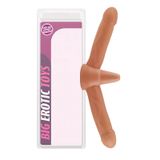 Pênis Realístico Havaiana Plug Com Vibrador E 2 Pênis