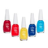 Kit 5 Esmaltes Coleção Colorama Cheirinho De Fini - Beijos De Fini + Última Fini Do Pacote + Sol Em Fini + Fini, Me Patrocina! + Ta Chovendo Fini