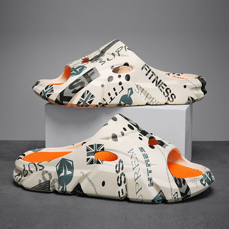 Chinelos Macios Masculinos Verão Moda Slip-on Beach Chinelos Me