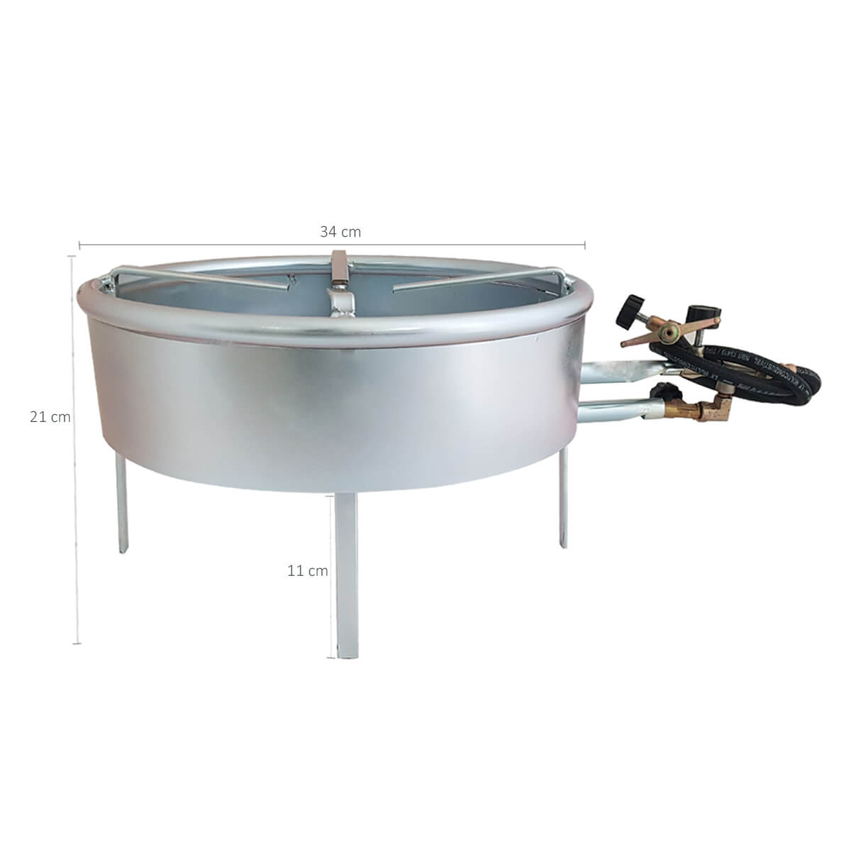 Fogareiro A Gás Portátil Acampamento 12 Caulins Proteção Corta Vento