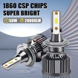 Carshark H4 H7 Kits De Faróis Led 20000lm Csp H1 H11 H8