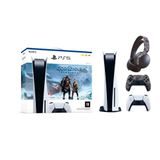 Console Playstation 5 825gb Ssd God Of War Ragnarok Bundle + Controle Sony Dualsense Gray + Headset Sem Fio Sony Pulse 3d Gray