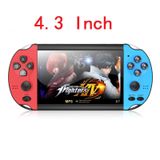 Psp Classic Retro Handheld Game Console 4,3 Polegadas Vermelho-azul Re
