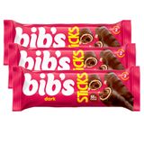 Kit 3 Chocolate Neugebauer Bib&#39;s Sticks Dark 32g