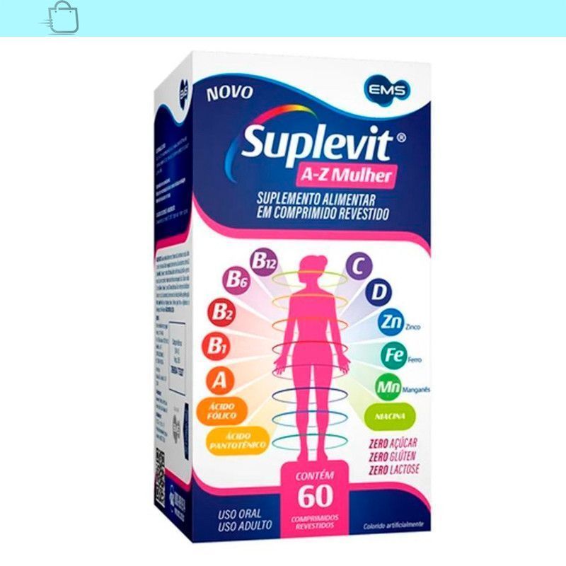 Suplemento Alimentar Suplevit Mulher A Z 60 Cápsulas Ems - Carrefour