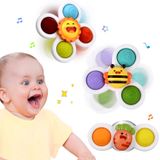 Brinquedos De Sucção Para Bebê, Copo De Sucção De Brinquedo Spinner Para Bebês, Brinquedos Giratórios De Fidget Bebê Para Crianças De 1 A 3
