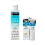 Kit Beleza Neutrogena® Sun Fresh Facial Fps 70 40g + Neutrogena® Hydro Boost Água Micelar 7 Em 1 200ml