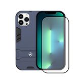 Kit Capa Armor E Pelicula Coverage 5d Pro Preta Para Iphone 12 Pro Max - Gshield