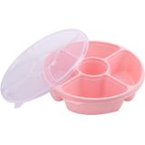 4 Pcs 11 Polegadas Doces E Porca Servindo Recipiente, 5 Compartimento