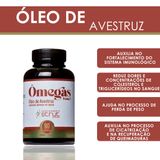 Óleo De Avestruz 4 Em 1 Ômega 3.6.7.9 100mg 60 Cápsulas - Strut Alimentos