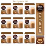 9 Caixa Café Nescafé Café Au Lait Dolce Gusto Bebida Lactea