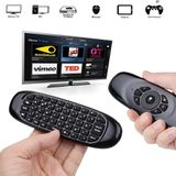 Controle Remoto Mini Teclado Iluminado Mini Smart Tv  Pc S/fio