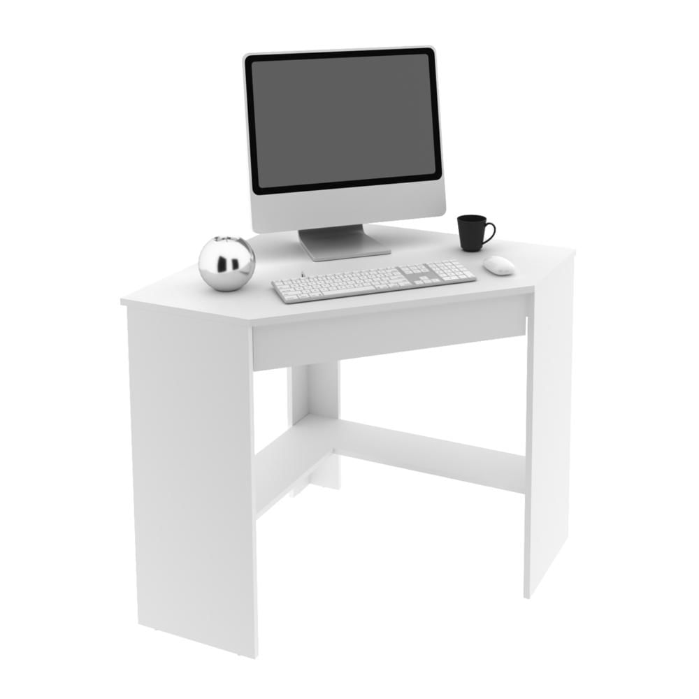 Escrivaninha/mesa Escritório De Canto Multimóveis Vcr25064 Branco