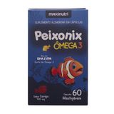 Peixonix Ômega 3 Kids Infantil  400mg 60 Cápsulas Mástigavél Sabor Cereja - Maxinutri