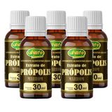 Extrato De Própolis Marrom 30ml Kit Com 5