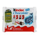 Chocolate Kinder Ao Leite Com Recheio Ao Leite 50g Com 4 Barrinhas