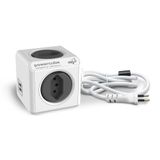 PowerCube Extended PWC-X4U/3m ELG Cinza 4 Tomadas + 2 USB com Cabo 3m