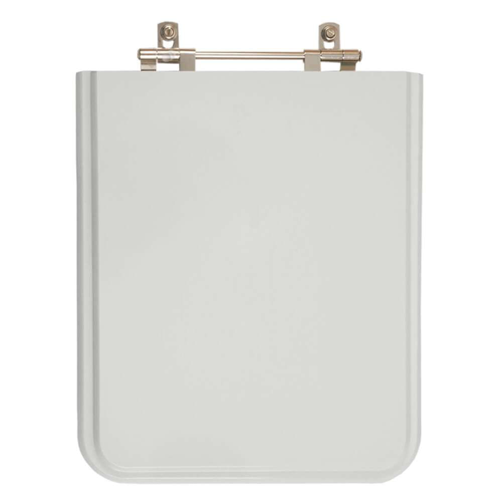 Tampa De Vaso Poliester Square Cinza Claro Para Bacia Incepa