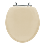 Assento Sanitario Almofadado Convencional | Oval Bege Areia
