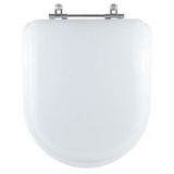 Assento Sanitário Almofadado Meridian Branco Para Vaso Roca