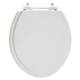Assento Sanitário Oval Cinza Claro Para Todas As Louças