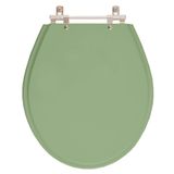 Assento Sanitário Oval Verde Malva Para Bacia Deca