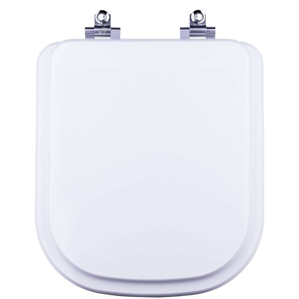 Tampa De Vaso Laqueado Com Amortecedor Axis Branco Para Vaso Deca 6lpf