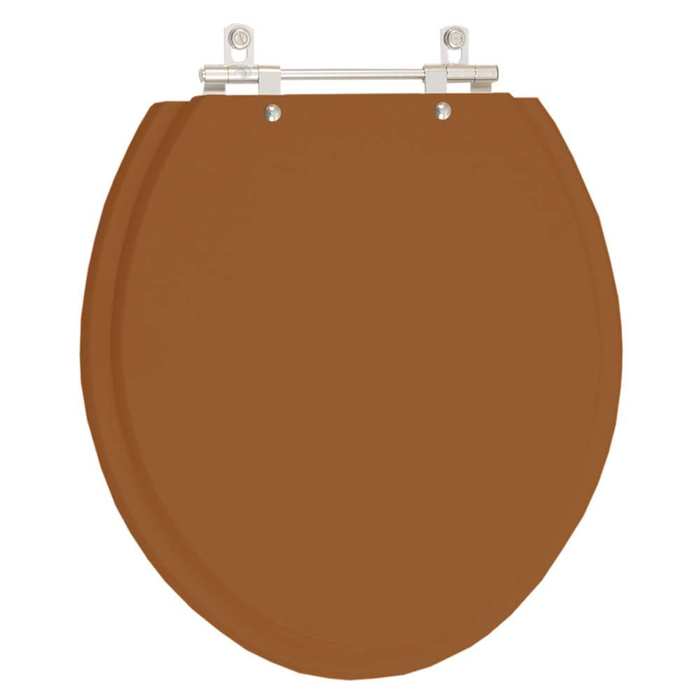 Assento Sanitario Colonial Ocre (marrom) Para Vaso Hervy