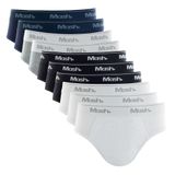 Kit 10 Cuecas Slip Infantil Mash Sortido 03 P