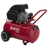 Compressor De Ar 50 Litros 2,1 Hp 8 Pés Branco Motores